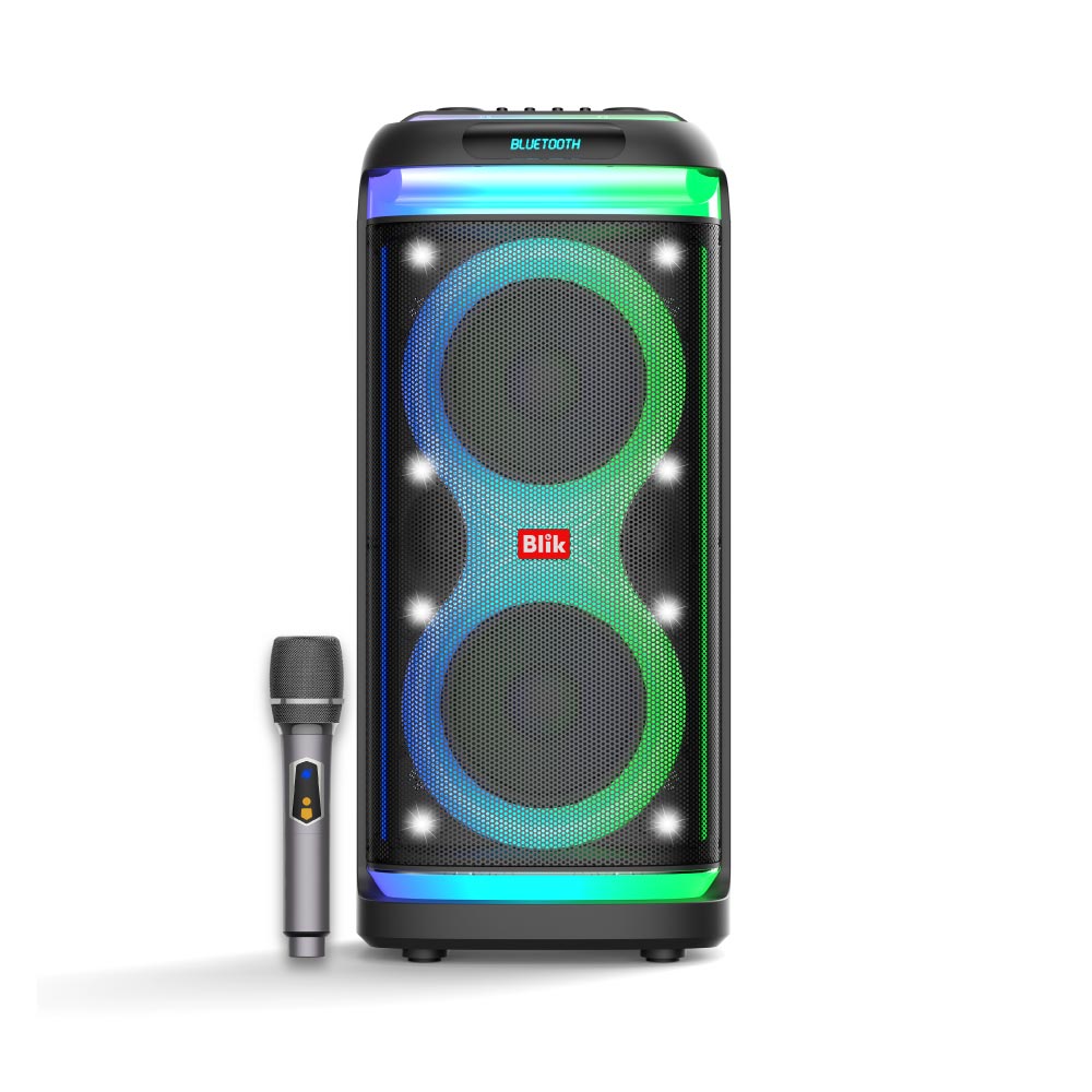 Parlante Bluetooth Karaoke Con Microfono Blik Lightmax8 - Blik