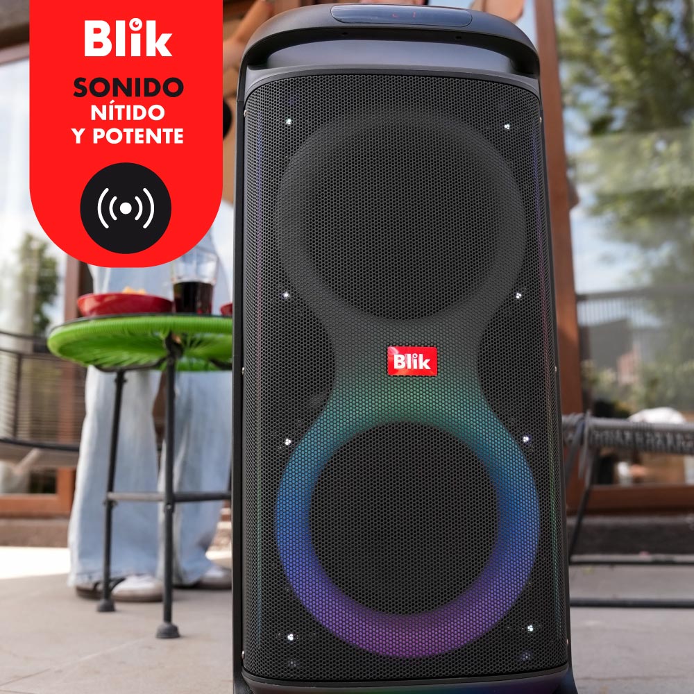 Parlante Bluetooth Karaoke Con Microfono Blik Lightmax8 - Blik