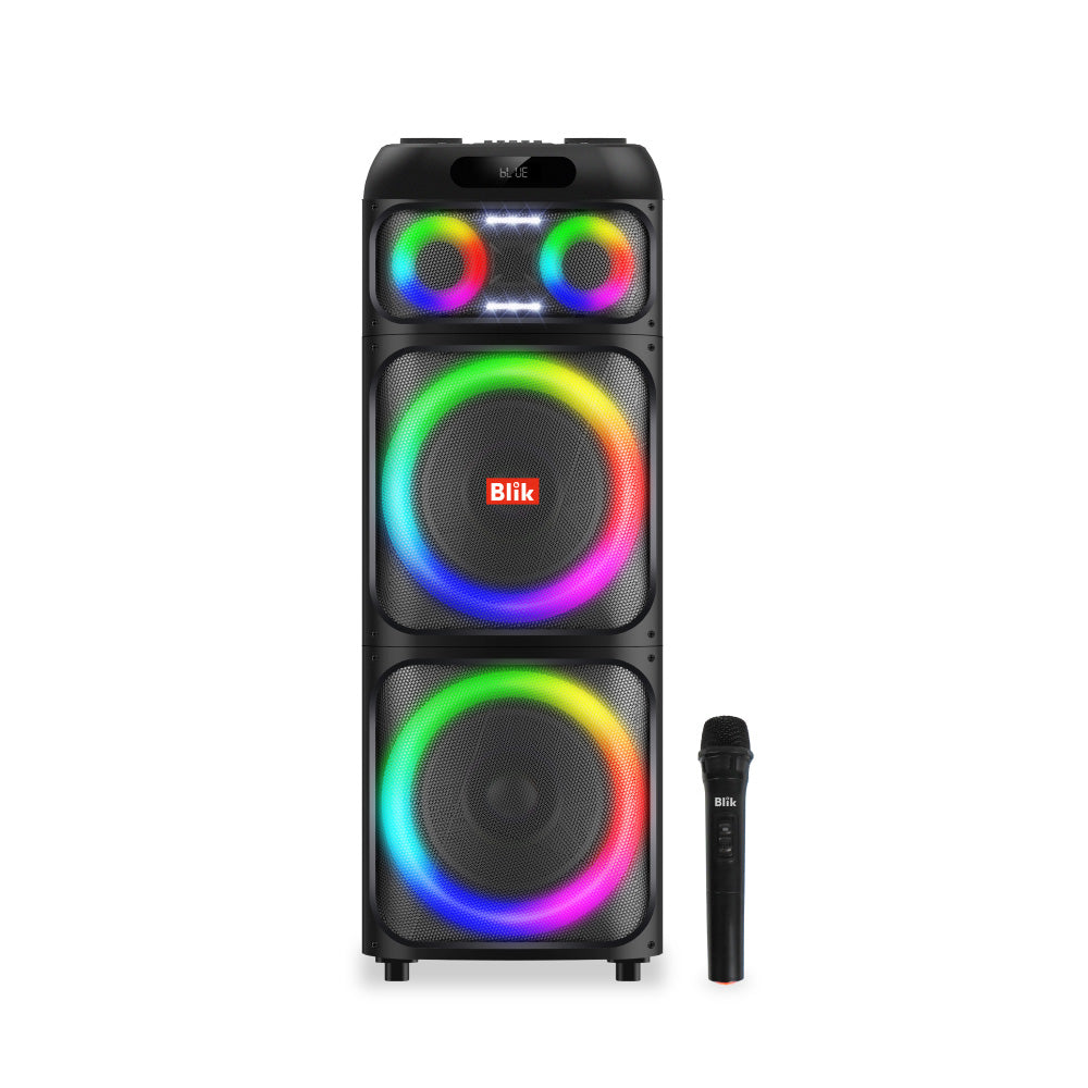 Parlante Bluetooth Karaoke Con Microfono Blik Lightup900