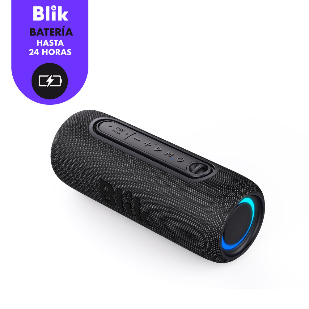 Parlante Bluetooth Portátil Blik Live lateral