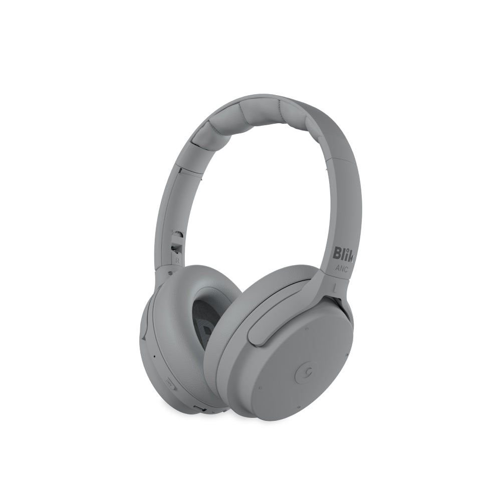 Audífonos Bluetooth Blik Neo Cancelación De Ruido 60H Gris