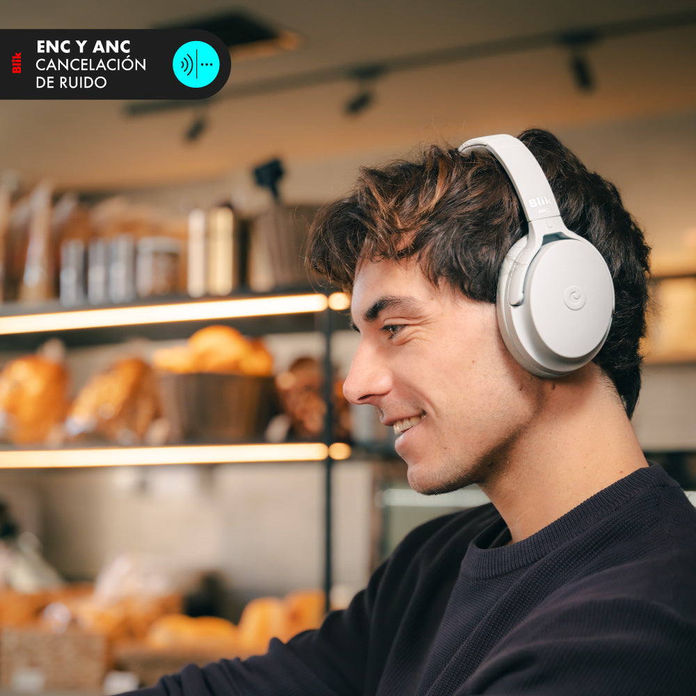 Audífonos Bluetooth Blik Neo Cancelación De Ruido