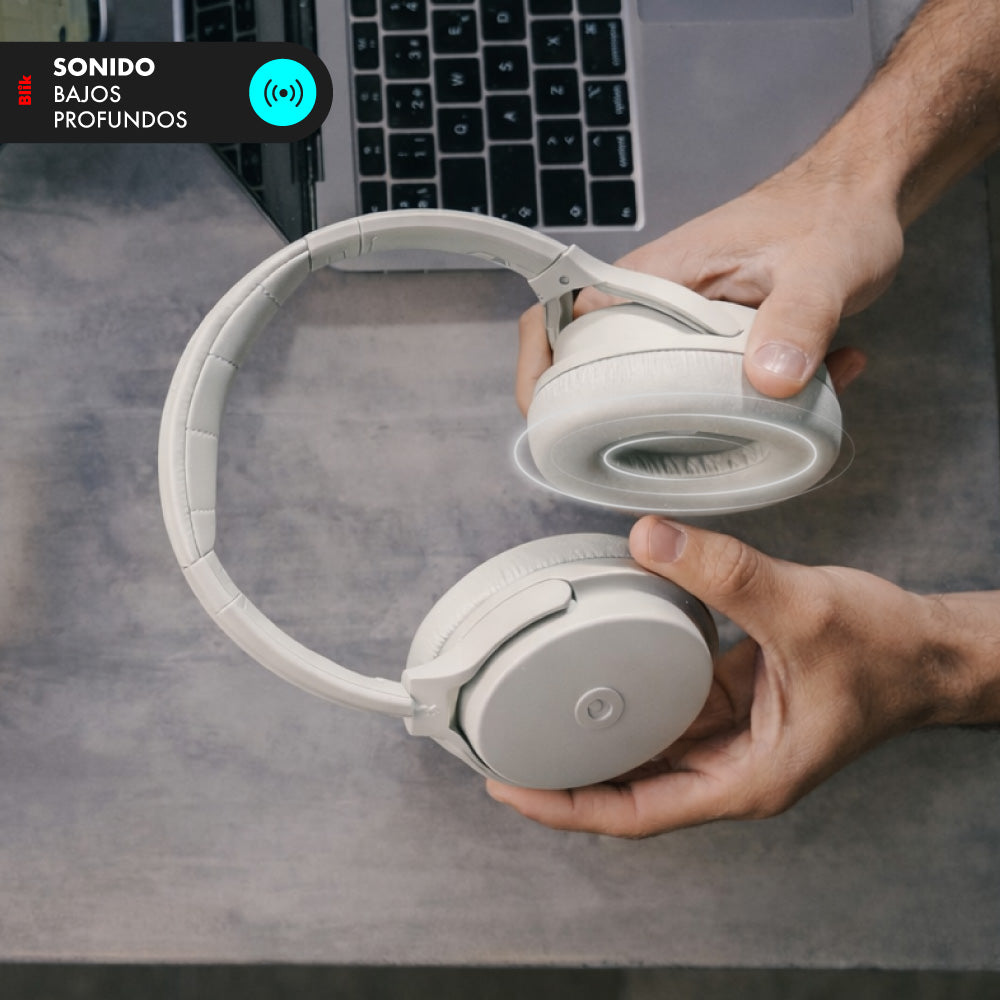 Audífonos Bluetooth Blik Neo Cancelación De Ruido bajos profundos