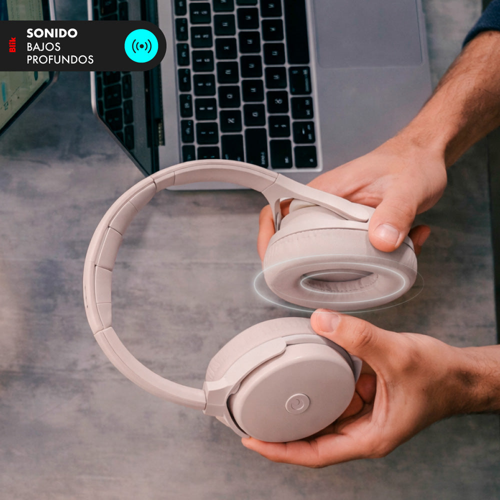 Audífonos Bluetooth Blik Neo Cancelación De Ruido con bajos profundos