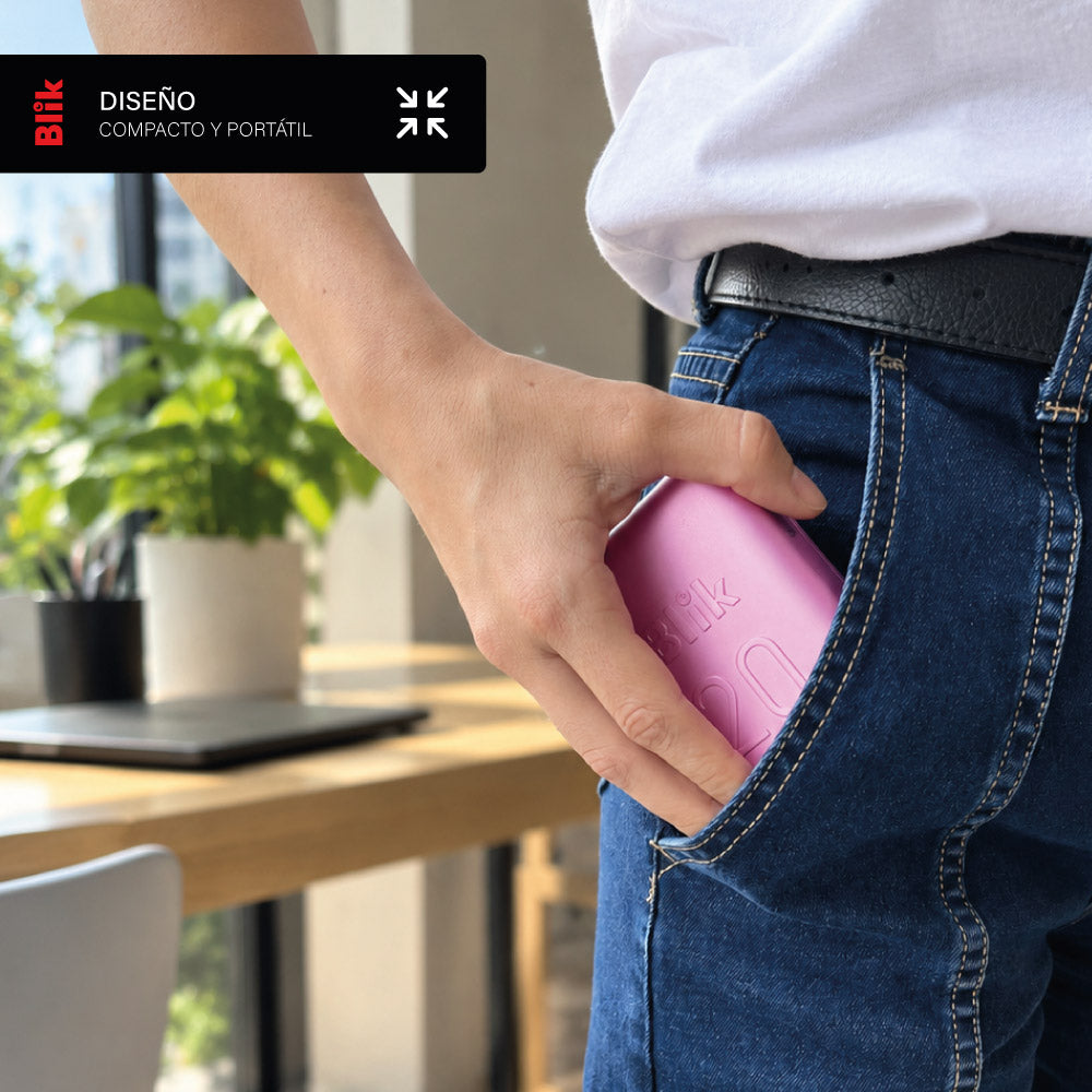 Batería Externa PowerBank Blik Power20 20000mAh 22.5W Rosado