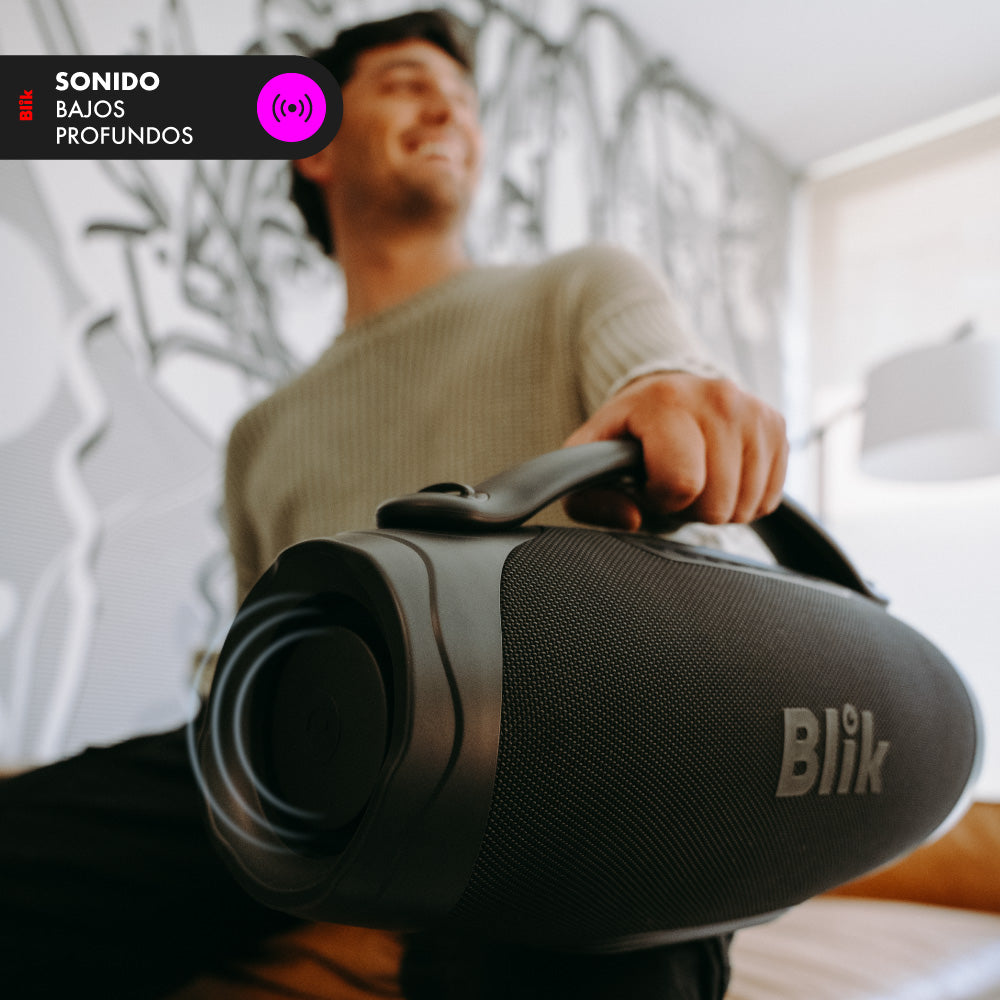 Parlante Bluetooth Portátil Blik Powerbass120 120W 8 Hrs
