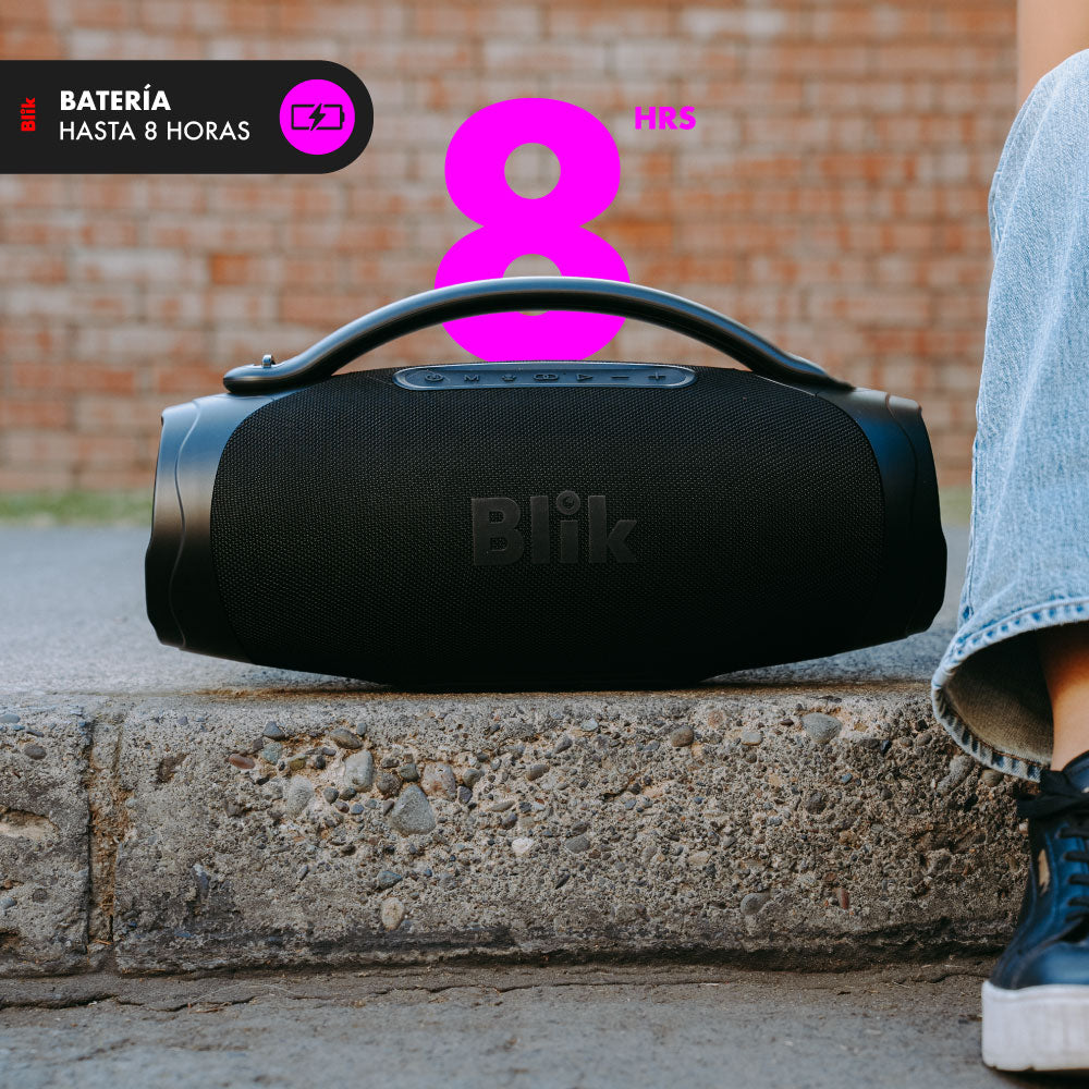 Parlante Bluetooth Portátil Blik Powerbass120 120W 8 Hrs