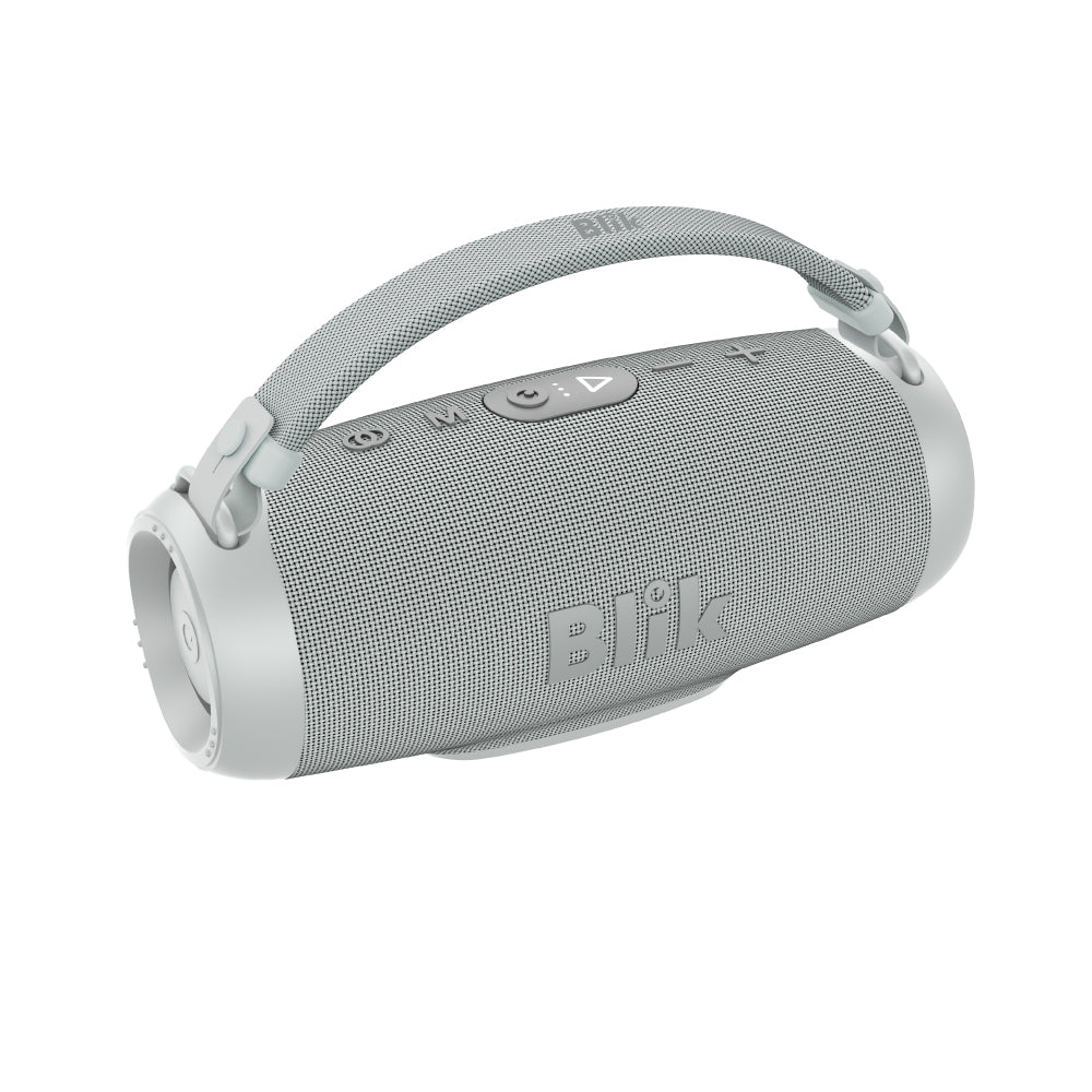 Parlante Bluetooth Portátil Blik Powerbass30 30W 15 Hrs Gris