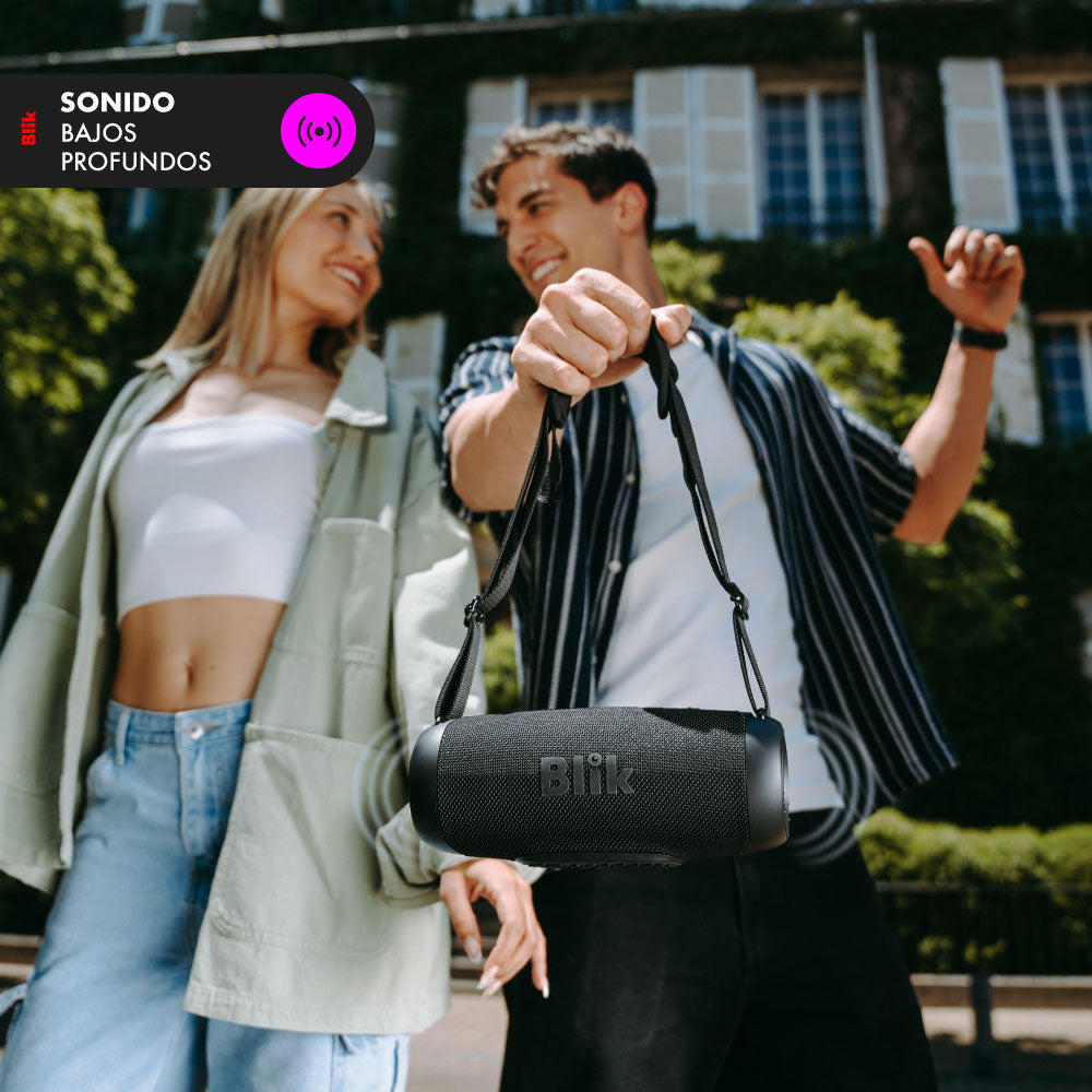 Parlante Bluetooth Portátil Blik Powerbass30 30W RMS 34 Hrs