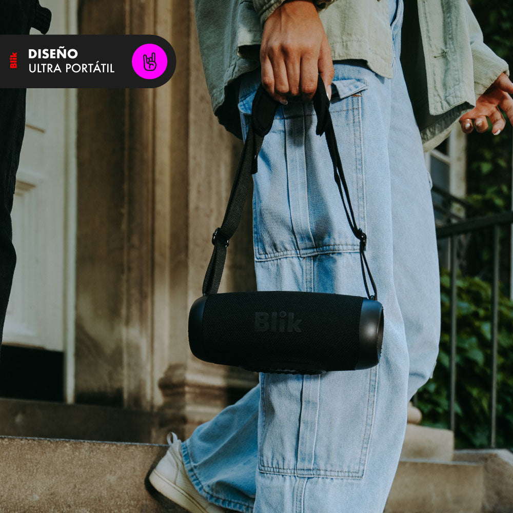 Parlante Bluetooth Portátil Blik Powerbass30 30W RMS 34 Hrs