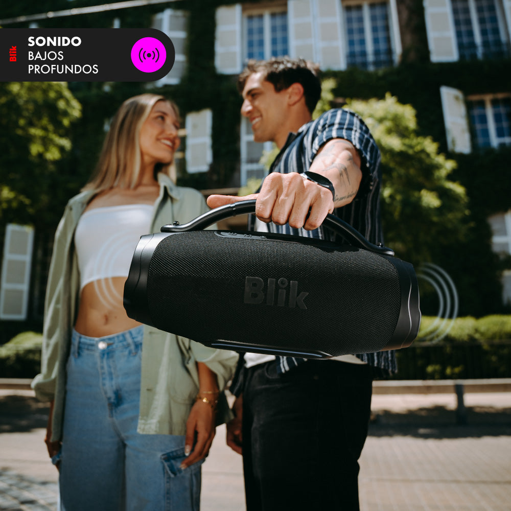 Parlante Bluetooth Portátil Blik Powerbass60 60W 15 Hrs