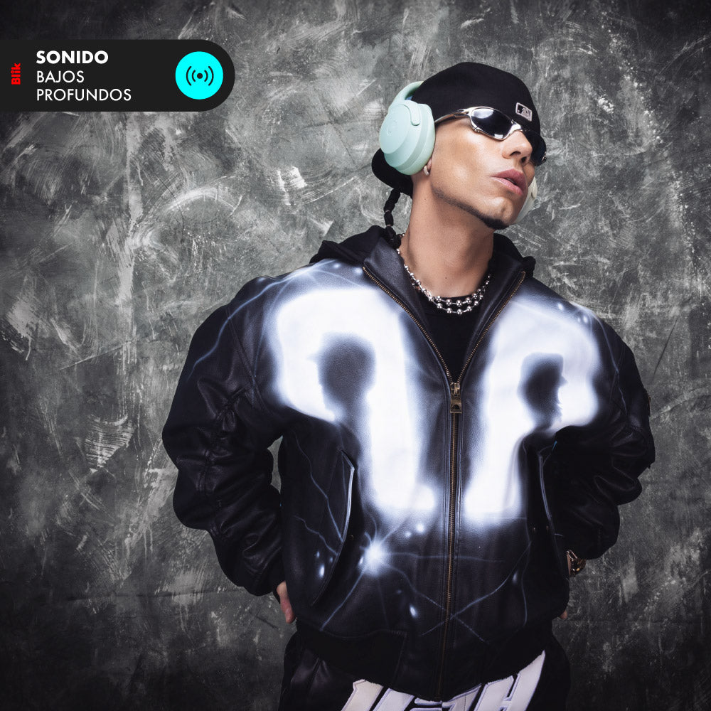 Audifonos Bluetooth Blik Powersoul Cancelación De Ruido 60H Verde - Edición Limitada Power Peralta