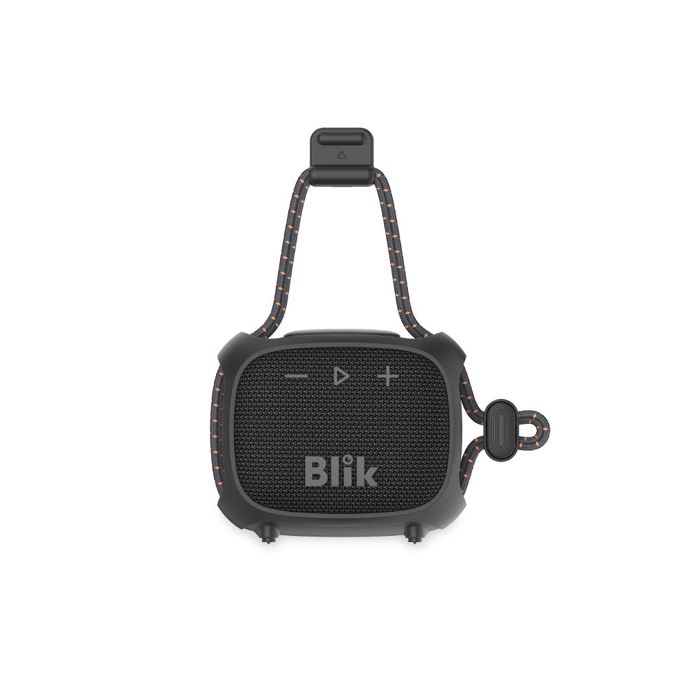 Parlante Bluetooth Blik Rider 8W IPX7 5H Clip TWS Negro