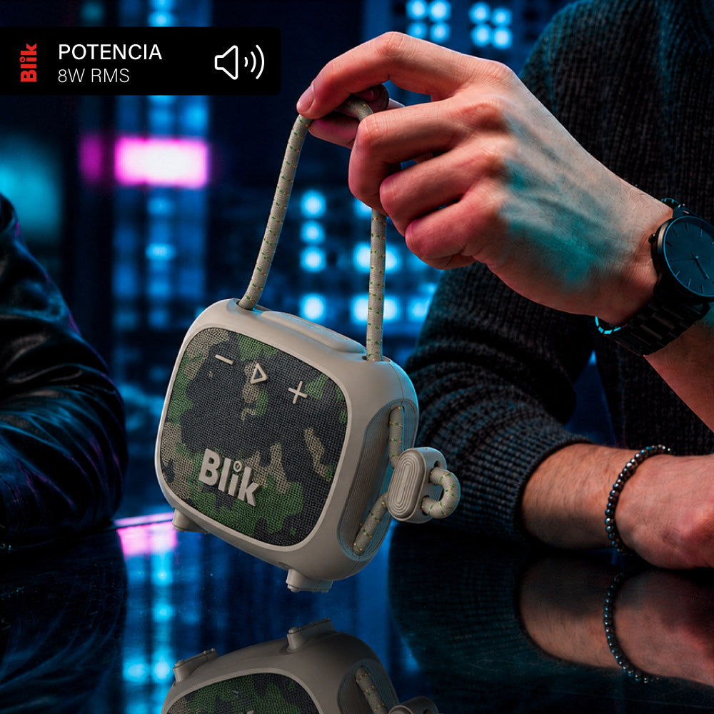 Parlante Bluetooth Blik Rider militar potencia 6W