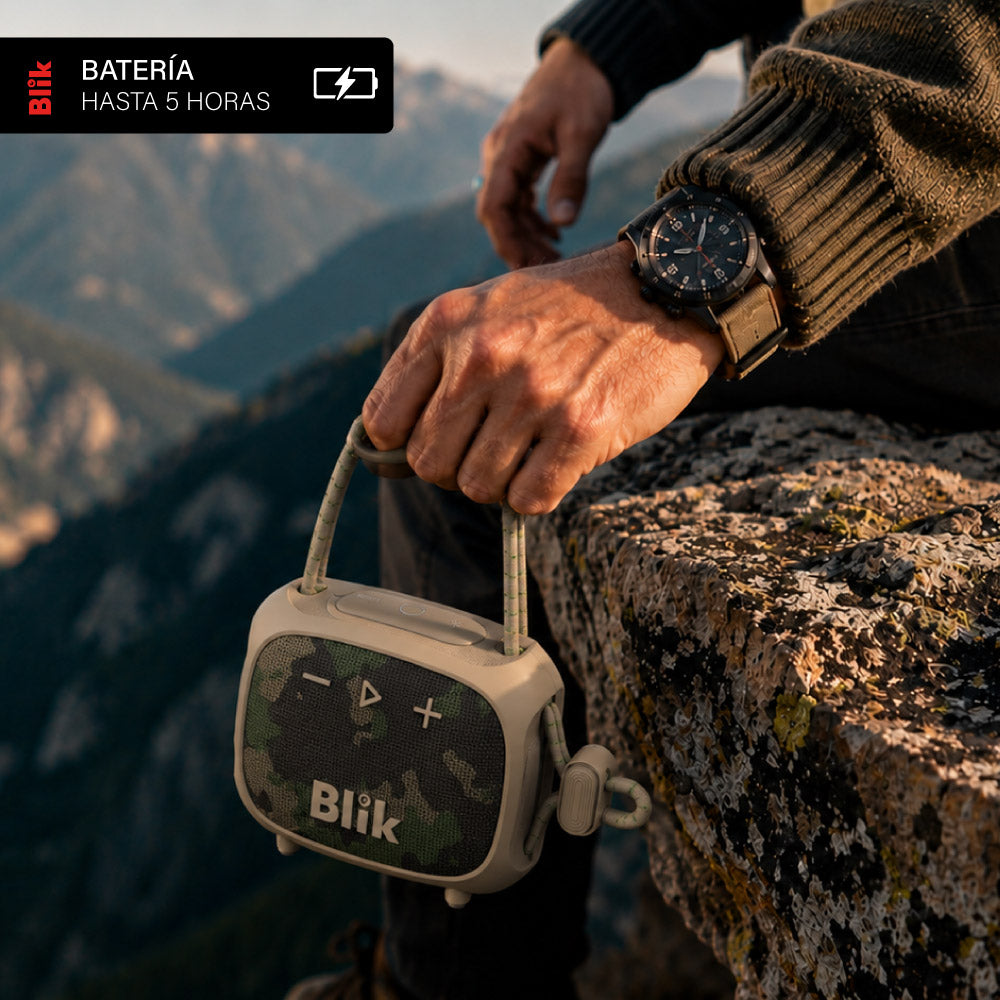 Parlante Bluetooth Blik Rider militar bateria 5 hrs