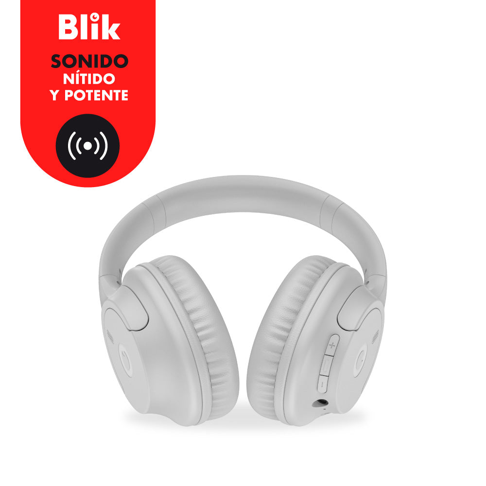 Audifonos Bluetooth Inalambricos Blik Soul250 Gris 16 Hrs