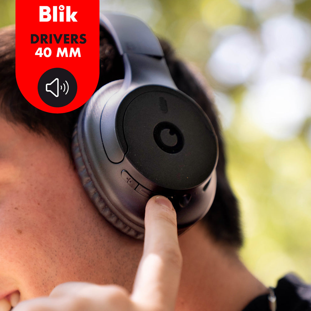 Audifonos Bluetooth Inalambricos Blik Soul250 Negros drivers 40 mm