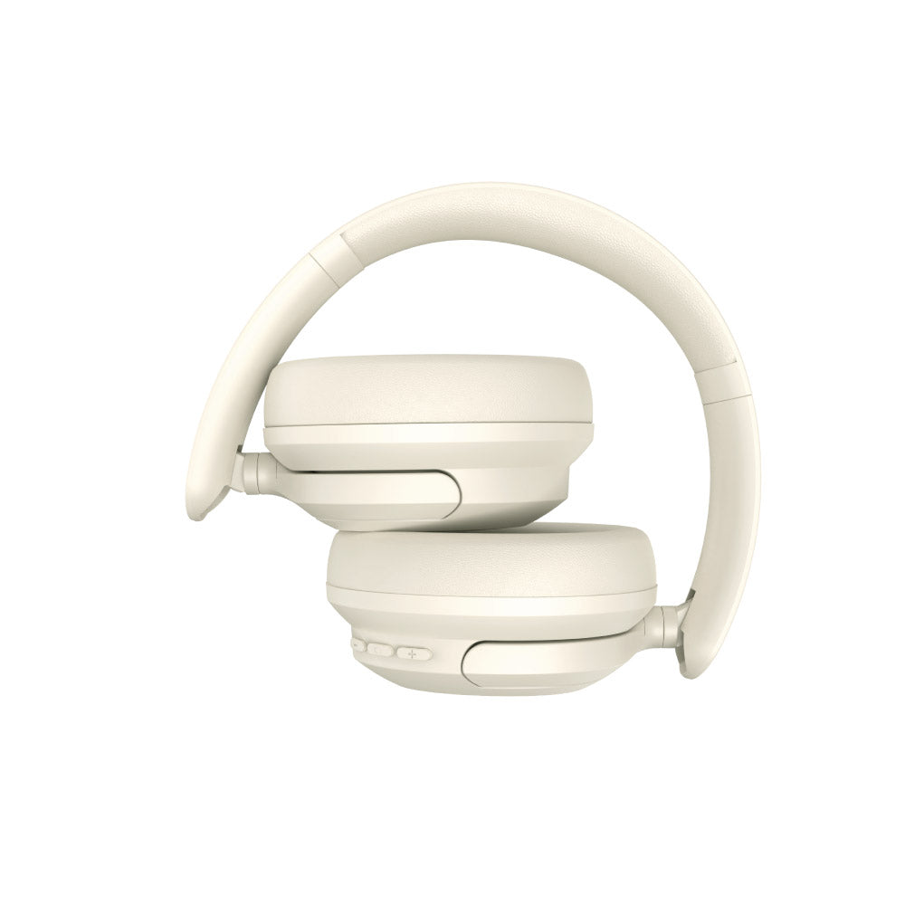 Audifonos Bluetooth Blik Soul900 Cancelación De Ruido 60H Crema