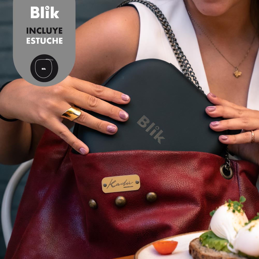 Audifonos Bluetooth Blik Soul900 Gris Cancelación De Ruido incluye estuche