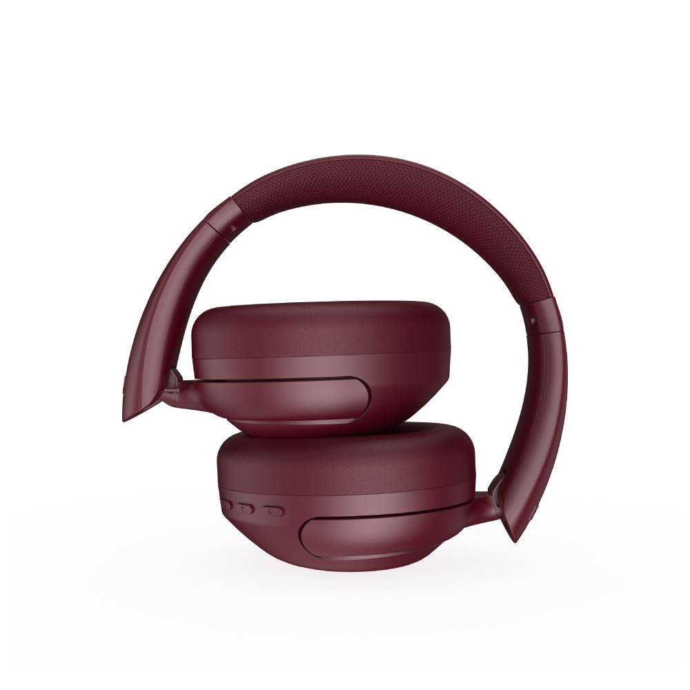 Audífonos Bluetooth Blik Soul950 ANC 70H Multipunto Burdeo