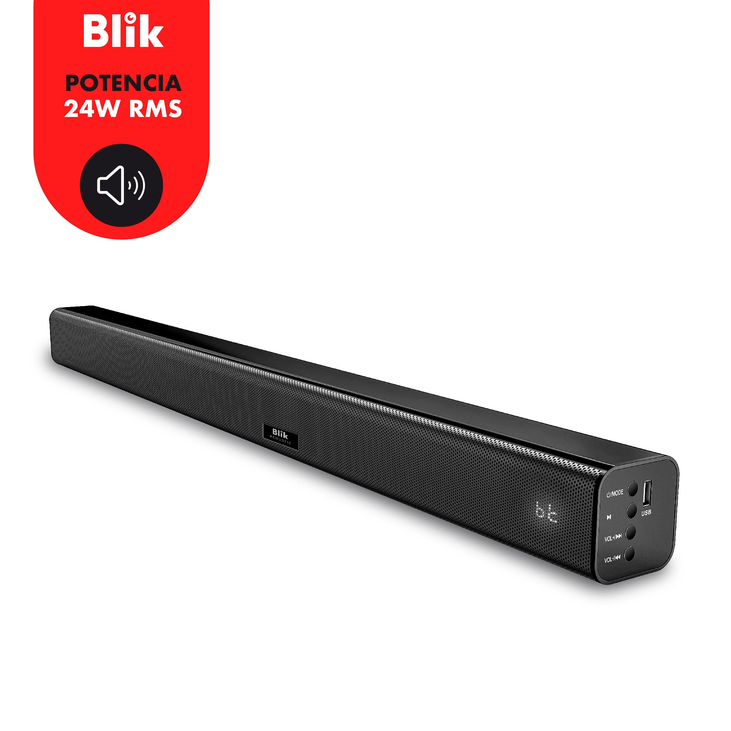 Barra De Sonido Soundbar Blik Surreal24 24W - Blik