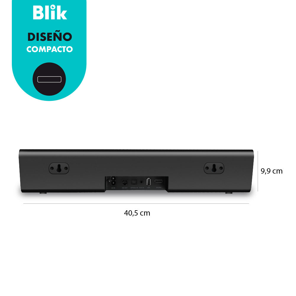 Barra De Sonido Soundbar Blik Surreal80 80W - Blik