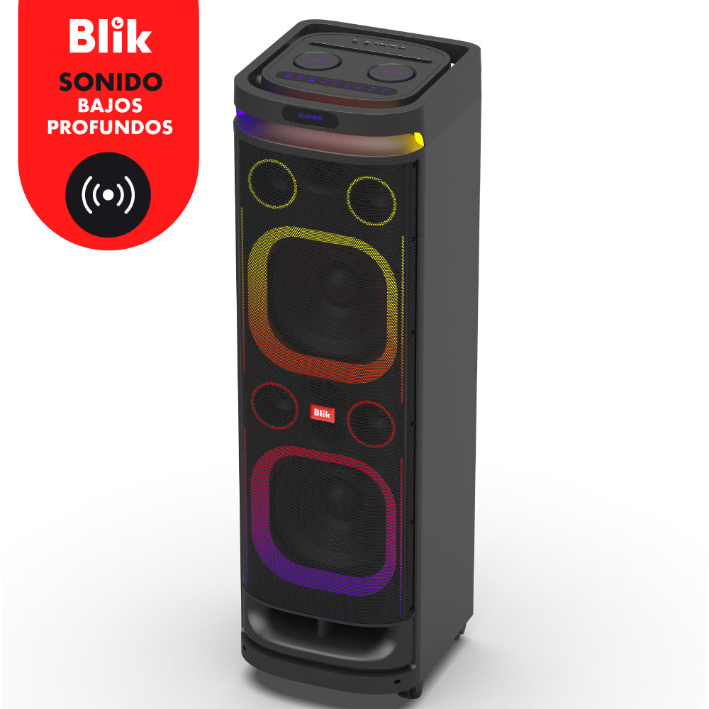 Parlante Bluetooth Karaoke Con Microfono Blik Towerbass - Blik