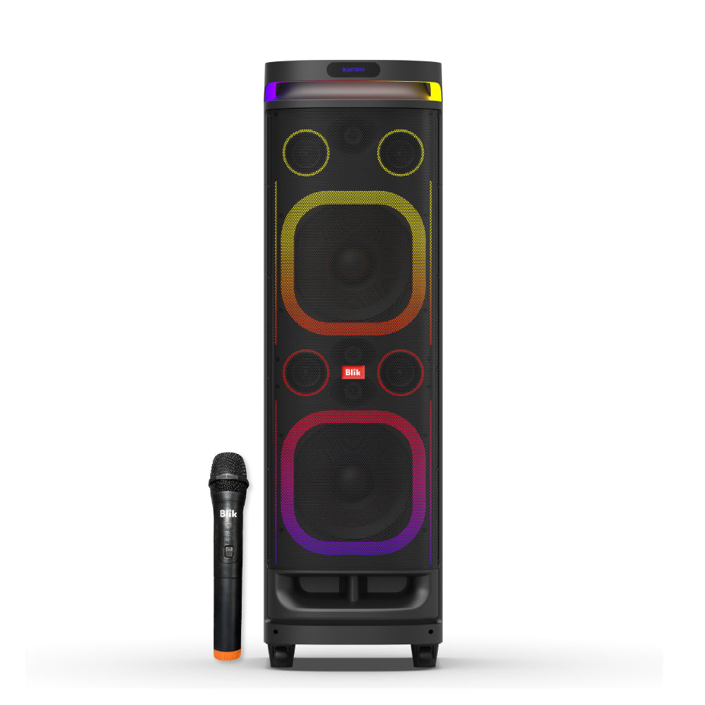 Parlante Bluetooth Karaoke Con Microfono Blik Towerbass - Blik