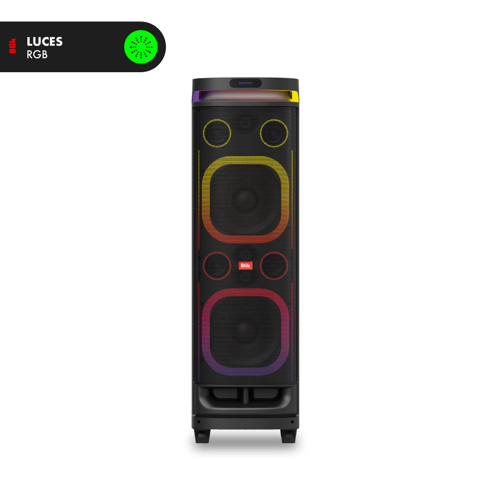 Parlante Bluetooth Karaoke Con Microfono Blik Towerbass