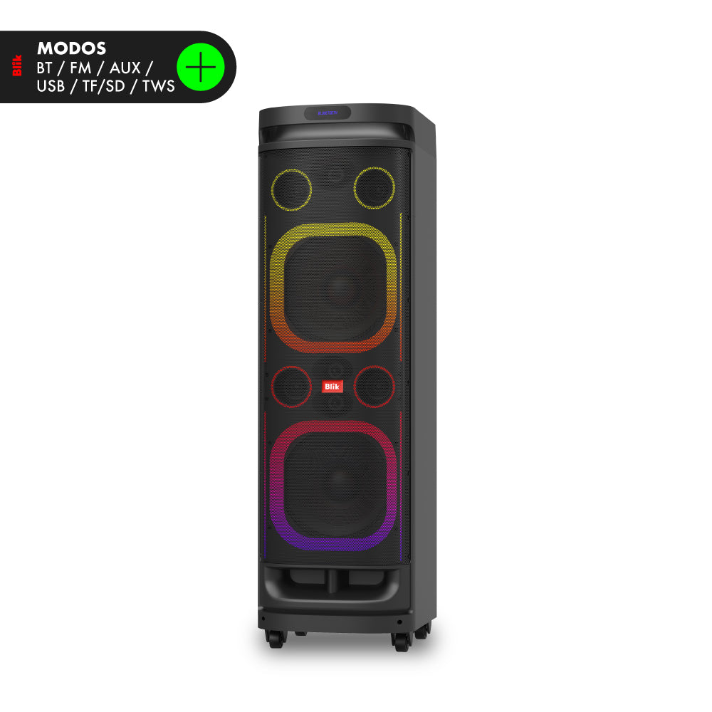 Parlante Bluetooth Karaoke Con Microfono Blik Towerbass