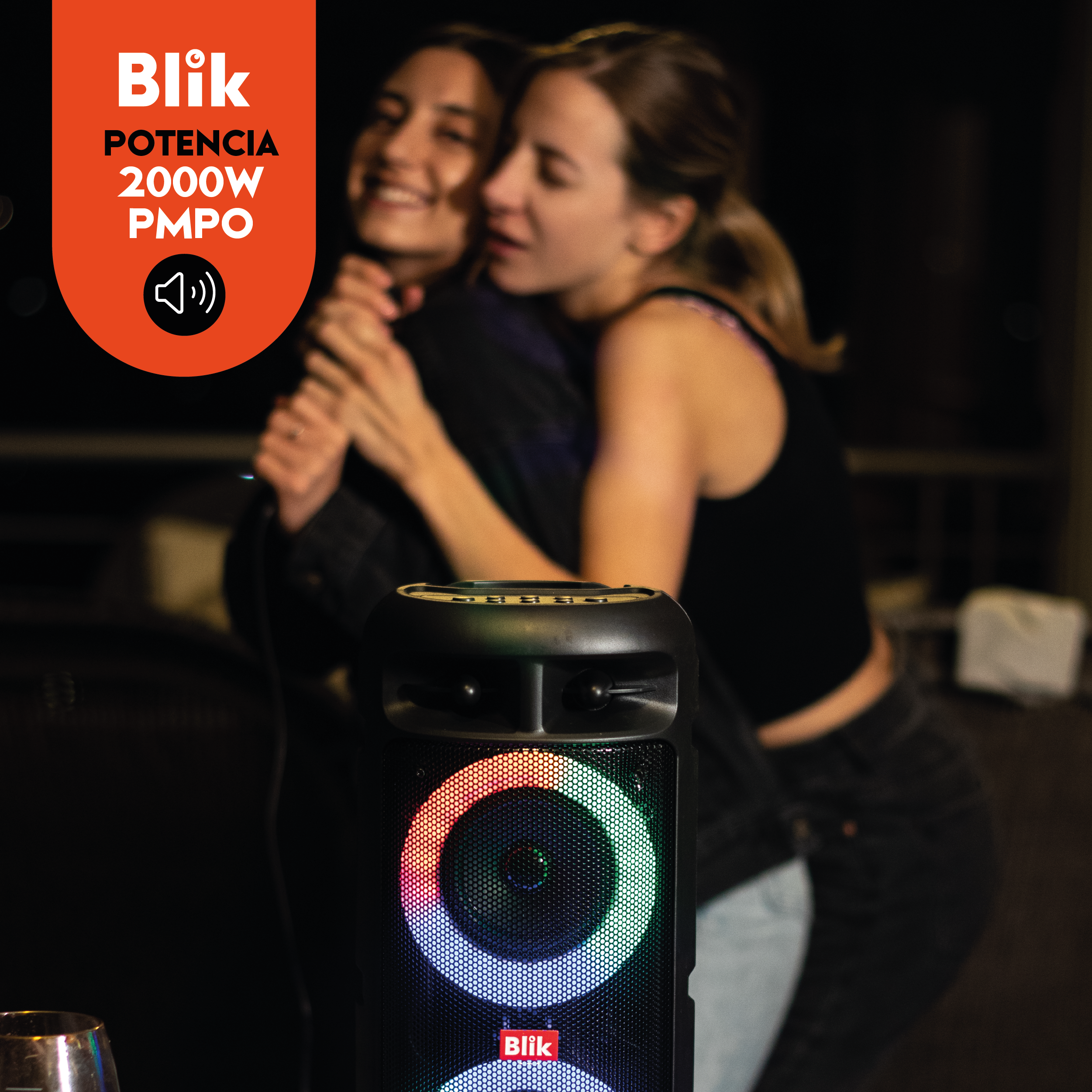 Parlante Bluetooth Karaoke Con Microfono Blik Upsound3 - Blik