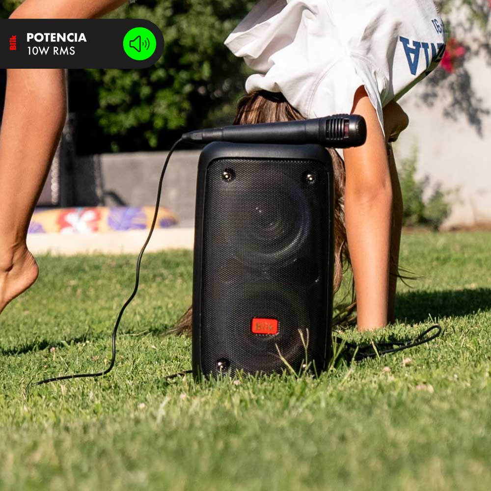 Parlante Bluetooth Karaoke Con Microfono Blik Voice3
