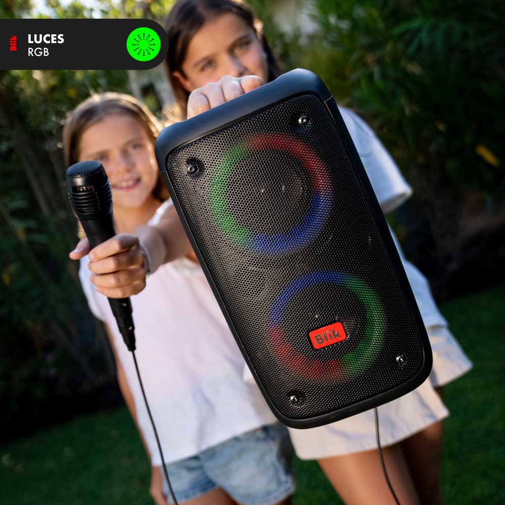 Parlante Bluetooth Karaoke Con Microfono Blik Voice3