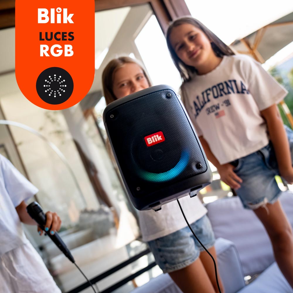 Parlante Bluetooth Karaoke Con Microfono Blik Voice - Blik