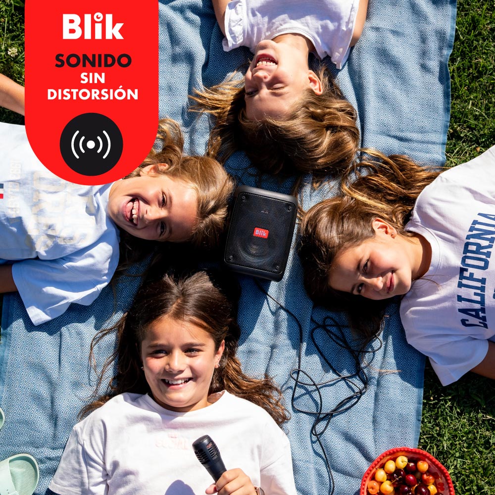Parlante Bluetooth Karaoke Con Microfono Blik Voice - Blik