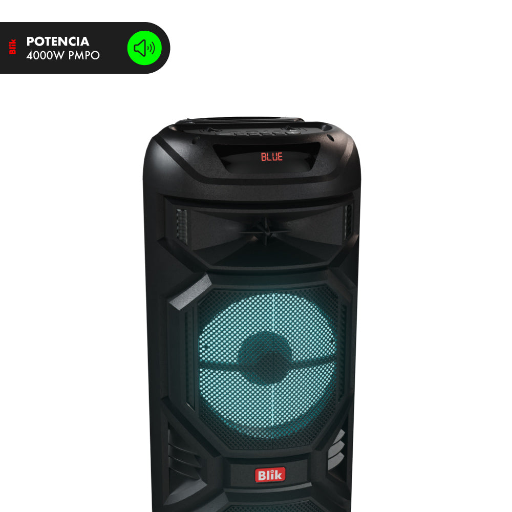 Parlante Bluetooth Karaoke Con Microfono Blik Wavemax1