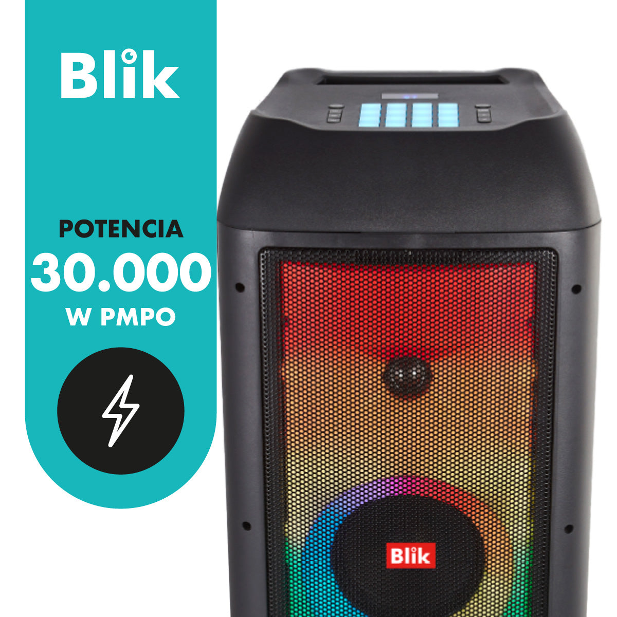 Parlante All In One Blik Megasound5 con Micrófono