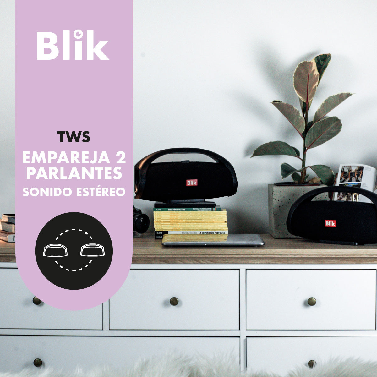 Parlante Bluetooth Blik Booster1
