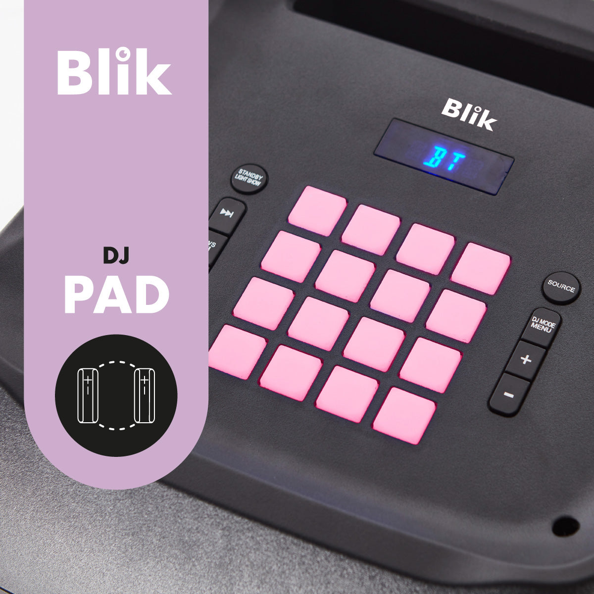 Parlante All In One Blik Megasound5 con Micrófono