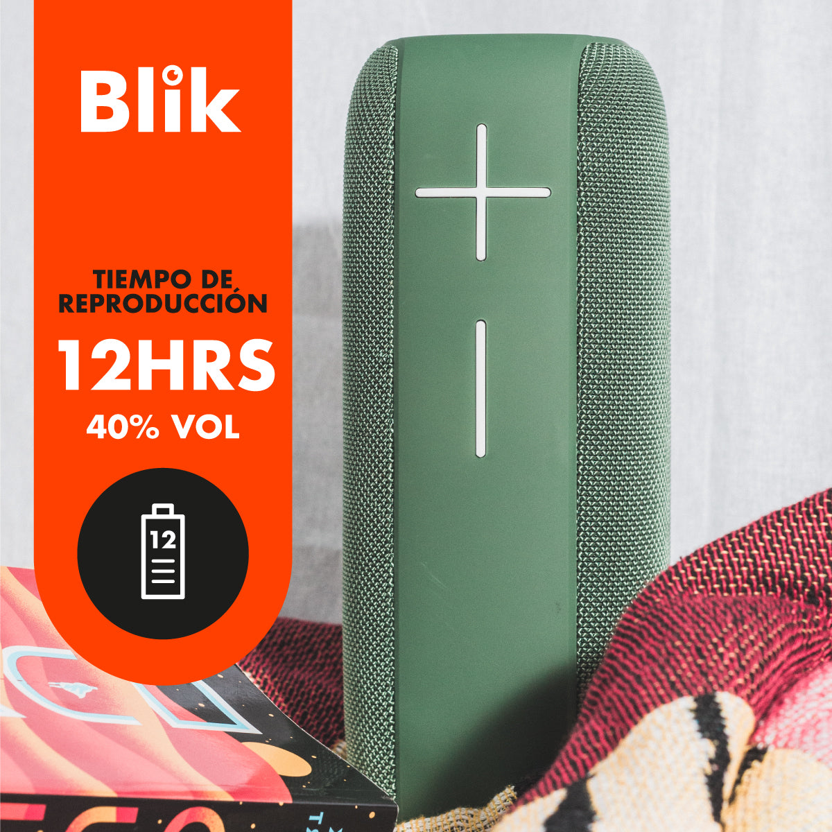 Parlante Blik Hype 2 gris