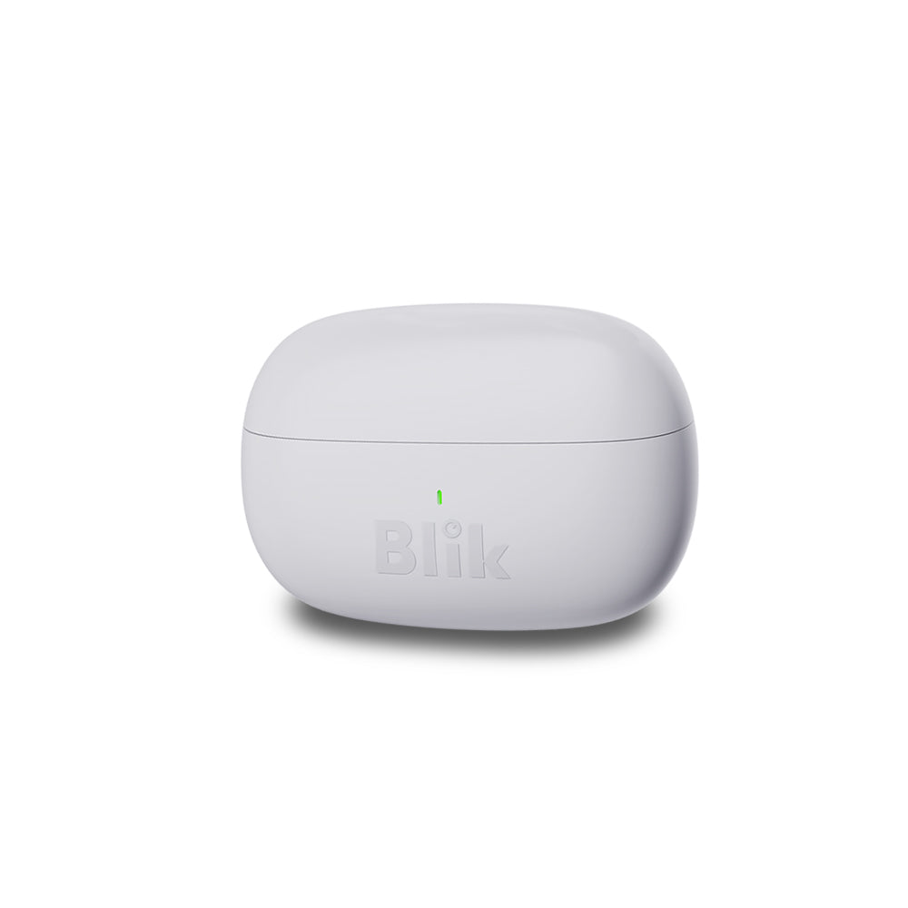 Caja carga Audifonos Bluetooth Inalámbricos Blik Air400 blancos