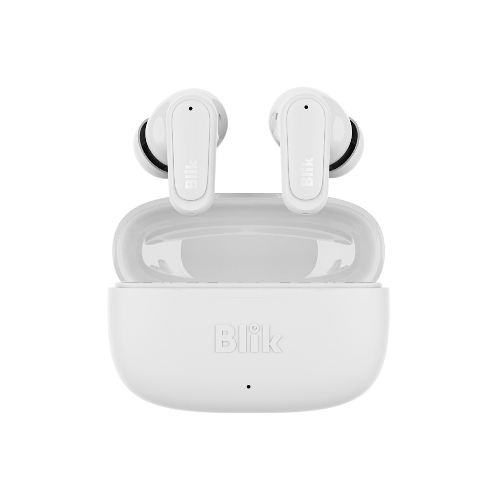 Audifonos Bluetooth Inalámbricos Blik Air500 Blancos 30 hrs
