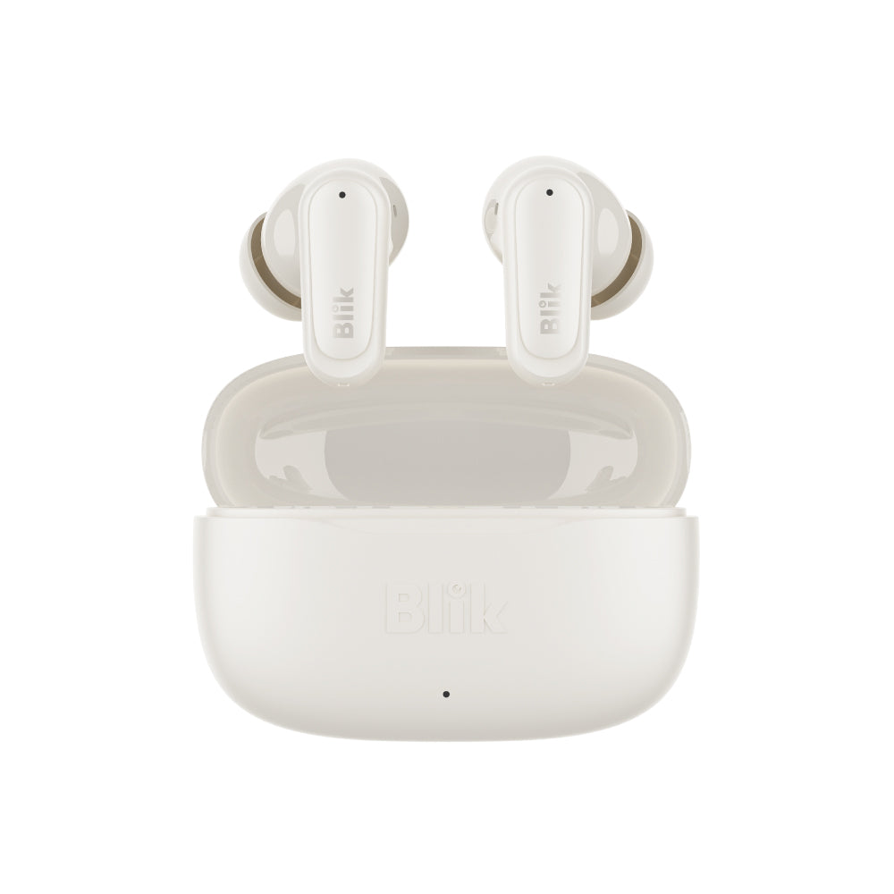 Audifonos Bluetooth Inalámbricos Blik Air500 Crema 30 hrs