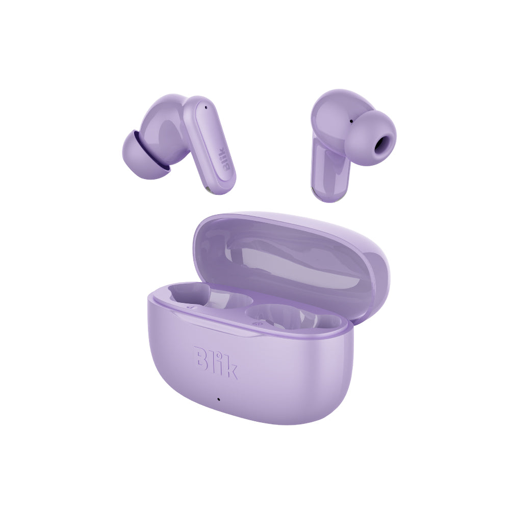 Audifonos Bluetooth Inalámbricos Blik Air500 Lila 30 hrs