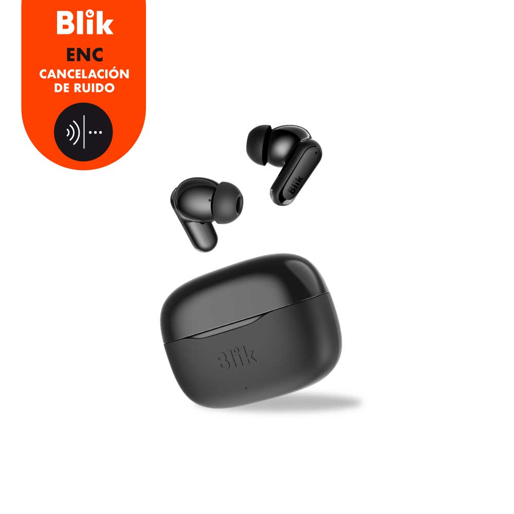 Audifonos Bluetooth Inalámbricos Blik Air500 Negros enc