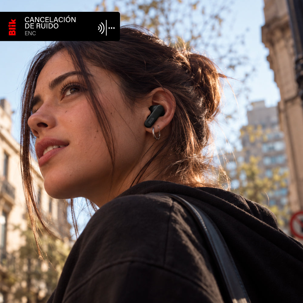Audífonos Bluetooth Inalámbricos Blik Air700 40H ENC