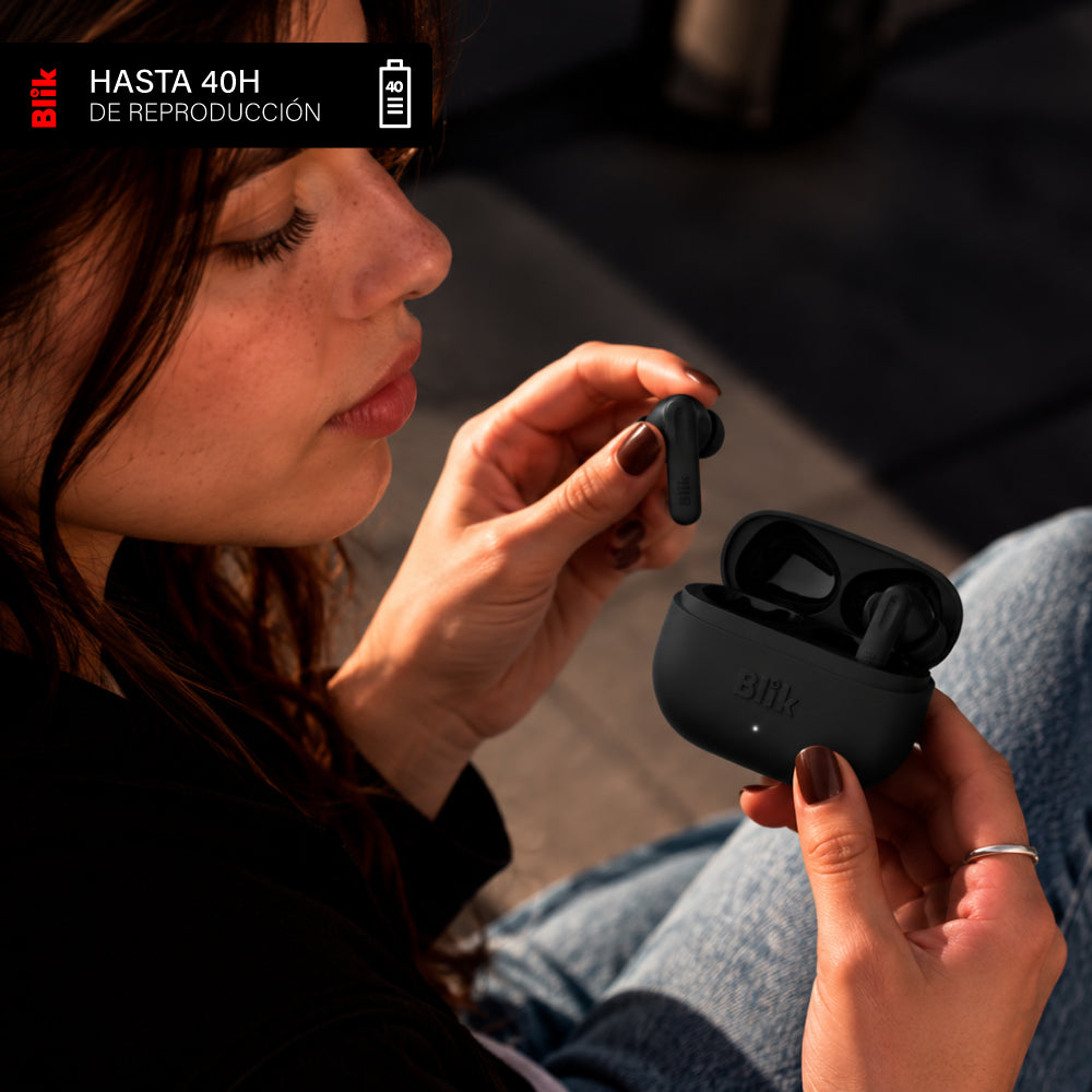 Audífonos Bluetooth Inalámbricos Blik Air700 40H ENC