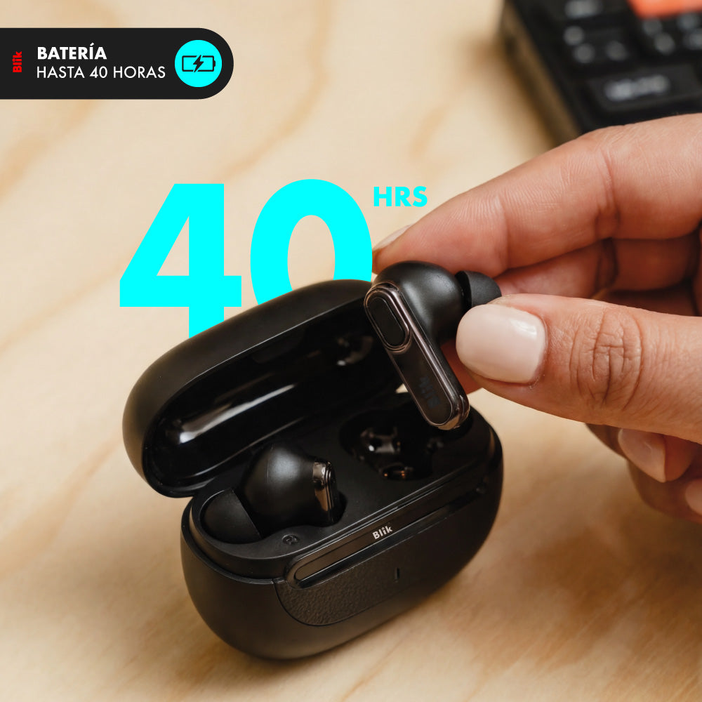 Audifonos Bluetooth Blik Air950 Cancelación de ruido 40 hrs