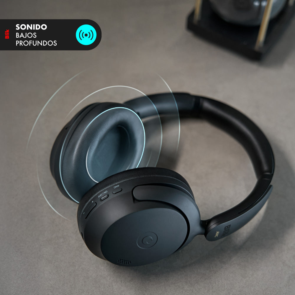 Audifonos Bluetooth Blik Aura950 Cancelación De Ruido 72H