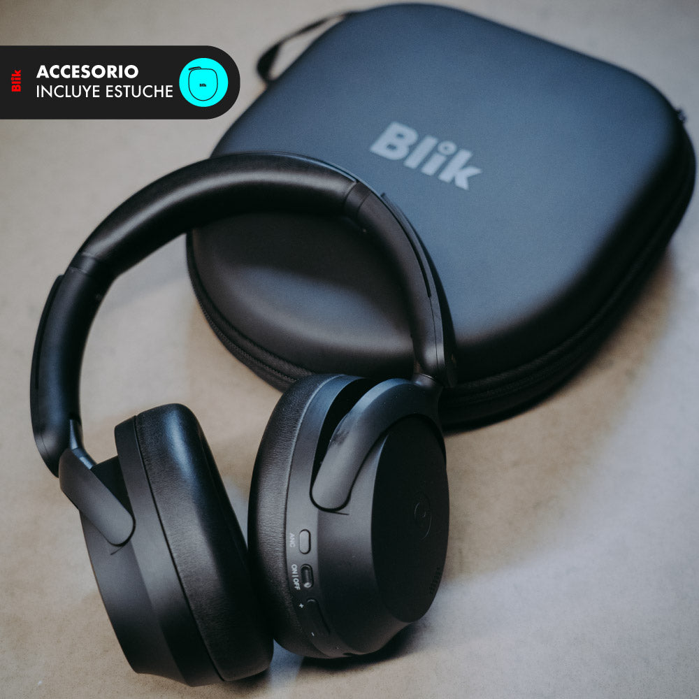 Audifonos Bluetooth Blik Aura950 Cancelación De Ruido 72H
